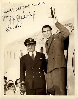 Max Schmeling - Photograph Signed 2/1975 • $300