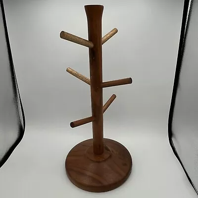 Hearth & Hand With Magnolia Wood Coffee Mug Cup Tree Stand Holds 6 Cups 15  NWOT • £62.73