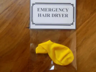 Emergency Hair Dryer Funny Birthday Joke Present. 18th 21st 30th 40th 50th 60th • £2.45