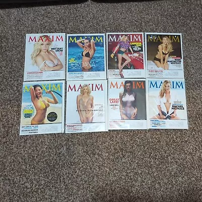 Maxim Magazines Lot Of 8 Issues #160-167 • $19.99