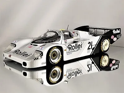 Minichamps Porsche 956L #21 Rollei 24H LeMans 1984 De Cadenet Grice Craft 1:18 • $229.99