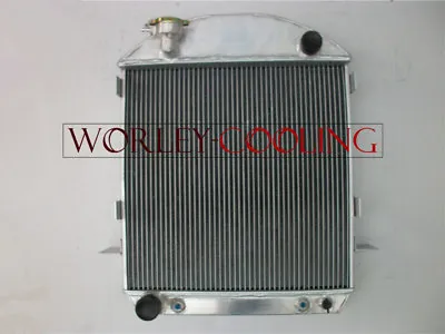 $147 • Buy For 1924-1927 Ford Model T-Bucket Grill Shells 62mm 3 Core Aluminum Radiator New