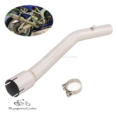 For Yamaha YZF R1 1998-2003 Modified Exhaust Mid Link Pipe Slip On 51mm Muffler • $65.87