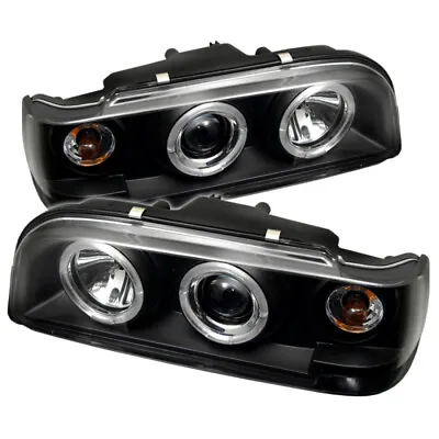 Spyder For Volvo 850 93-97 Projector Headlights LED Halo Black High H1 Low H1... • $380.99
