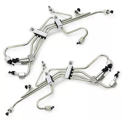 Set Of 8 Fuel Injection Lines For Ford 6.9L 7.3L IDI Diesel 1983-94 DE8TZ-9A555A • $50.22