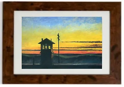  Railroad Sunset  Framed Print By Edward Hopper  • £28.04