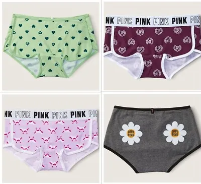 NEW Victoria Secret PINK Cotton Trim Shortie Boyshort - You Pick Panty - XXL • $18.50