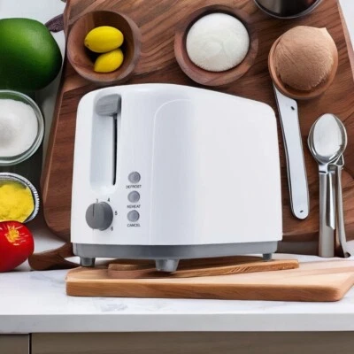 $9.80 • Buy Premium Electric Toaster 2 Slice With Slide Out Crumb Tray 700 W New Bread Toast