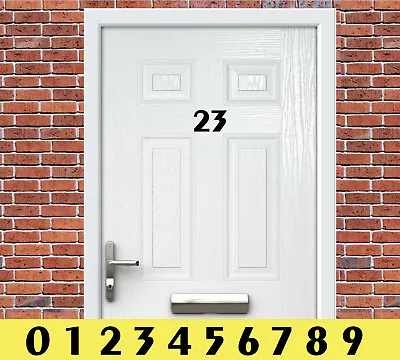 £1.19 • Buy House Office Sign Door Numbers Self Adhesive Vinyl Decals Sticker 