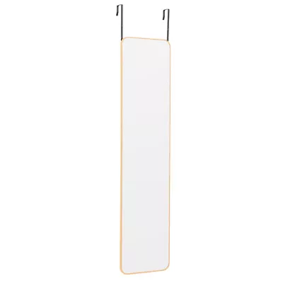 Over The Door Full Length Wall Mirror Hanging / Stick On Bedroom Dressing Mirror • £30.95