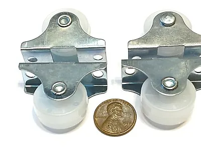 4 Smalls Swivel Caster Wheel Robot Platform Project Fixed Metal Plate 1   B13 • $10.32