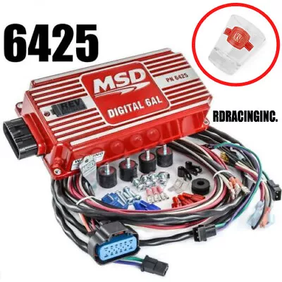 MSD Ignition 6425 Digital 6AL Ignition Control W Rev Control  RED MSD 6AL • $348.95