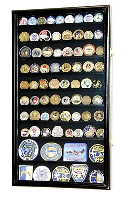 Large Challenge Coin Display Case Box Holder Military Coins 98% UV Adjustable  • $104.99