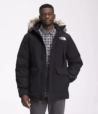 The North Face Men’s Mcmurdo 600-Down Parka Jacket Black Sz XL  MSRP $400 • $190