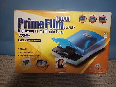 NEW Pacific Image PrimeFilm 1800i Scanner Plug & Play PC Mac USB Digitizing Film • $34.97
