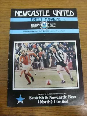 20/09/1980 Newcastle United V Oldham Athletic  (Creased Folded Token Removed). • £3.99