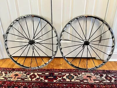 Mavic Ksyrium SL Silver Road Bike Wheelset 700C Clincher 100/130mm QR Shimano • $185