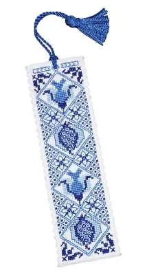 £6.75 • Buy Delft Blue Bookmark Cross Stitch Kit By Textile Heritage