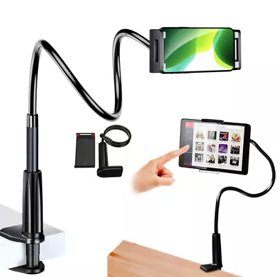 Flexible Lazy Bracket Mobile Phone Stand Holder Car Bed Desk For IPhone Samsung • $7.99