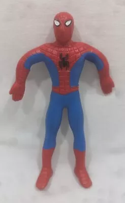 Marvel Spider-Man Vtg 1989 Action Figure Rubber Bendy Just Toys 6  Loose • $12