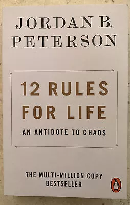 12 Rules For Life: An Antidote To Chaos By Jordan B. Peterson (Paperback 2019) • $20