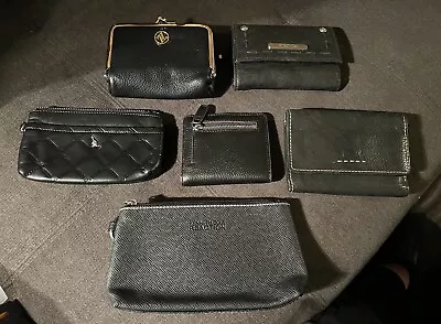 6 Pc. Leather + Lot Vittadini Volcom Bandicoot Kenneth Cole Wallets Designer • $30