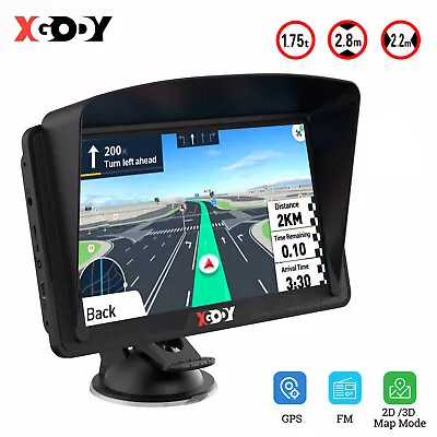 XGODY 7'' Car GPS Navigation HD Truck Navigator 2024 Australia Map Free Updates • $74.99