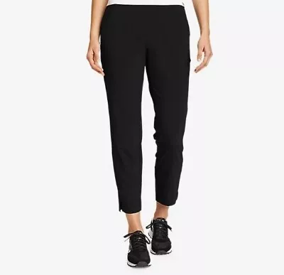 Eddie Bauer Women's Departure Ankle Pants Black Xlarge • $14.97