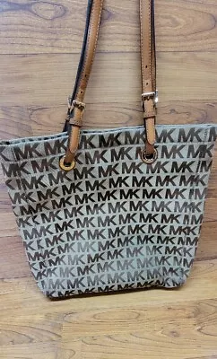 Michael Kors Signature Monogram Tote Handbag For Women 14 Tall X 14 Wide • $44