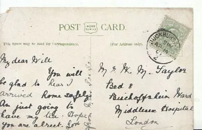 Genealogy Postcard - Taylor - Bed 8 - Middlesex Hospital - London - Ref 4800A • £4.99