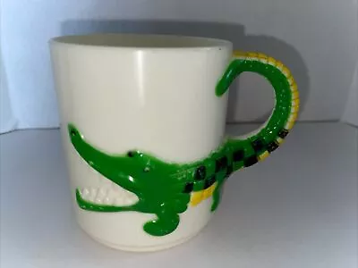 VTG Kids Child’s  Plastic Alligator Cup 3D Zoo Animal Retro Mug 1970s • $14.99