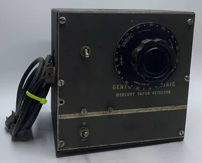 Vintage Genereal Electric Radio Variac Mercury Vapor Detector Type 200-C • $79.99