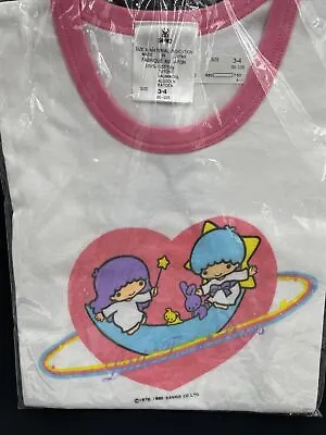 $29.99 • Buy Sanrio Original Little Twin Stars Vintage Tee Shirt 1976 1985 Size 3-4