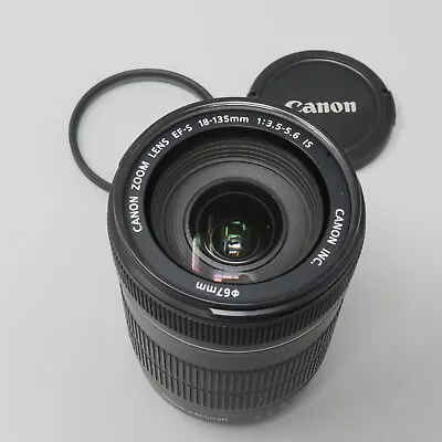 Canon EF-S 18-135mm F/3.5-5.6 IS Lens -- Plus Filter • $149