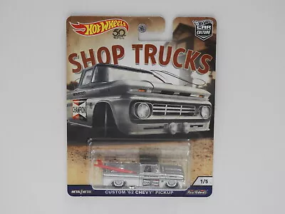 1:64 Custom 1962 Chevy Pickup - Hot Wheels Car Culture  Shop Trucks  Hot Wheels  • $28.86