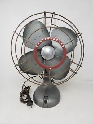 Vtg Westinghouse Table Top 12  3-speed Power Aire Fan 12pa2 - For Restoration  • $54.99