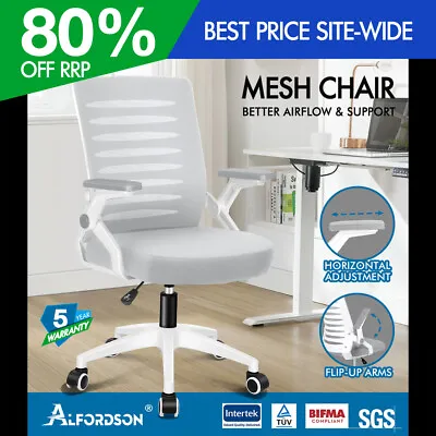 ALFORDSON Mesh Office Chair Executive Computer Fabric Seat Racing Work • $72.95