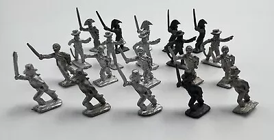 Lot Of 20 Unpainted Lead Toy Soldiers Miniature Civil War Figures • $10.99