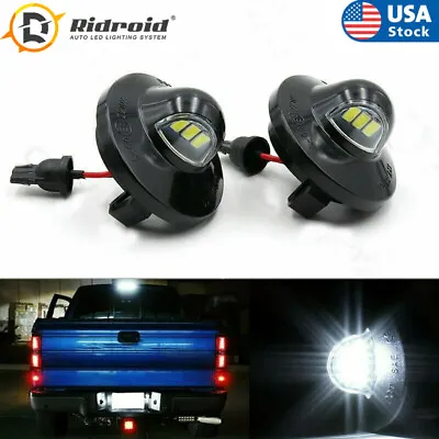 2x For Ford F150 F250 F350 LED License Plate Light Tag Lamp Assembly Replacement • $11.99