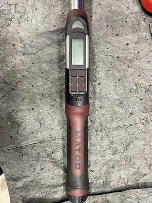 Matco 1/2  Drive Flex Head Electronic Torque Wrench W/ Angle 12.5-250 /adapter • $400