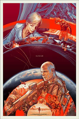 Martin Ansin Elysium Screen Print Poster Mondo Numbered /380 SDCC Regular New • $182.92