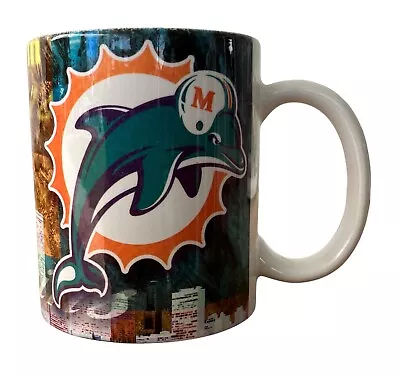 Miami Dolphins NFL Football Team Logo Ceramic Coffee Cup Mug • $10.95