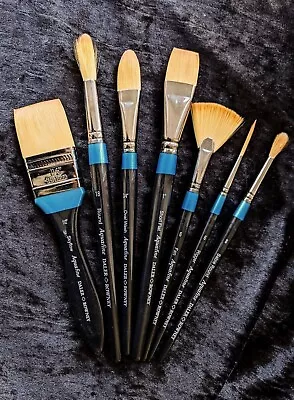 £8.95 • Buy Daler Rowney Aquafine Watercolour Artists Brushes - Multiple Shapes And Sizes
