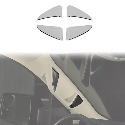 4x Car Interior A-pillar Grab Handle Cover Trim For Dodge RAM 1500 2018+ Chrome • $23.15