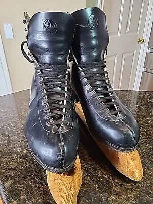 Riedell Red Wing Silver Star M 10 KO Boots W/ MK Professional Blades S 11 1/3 • $110