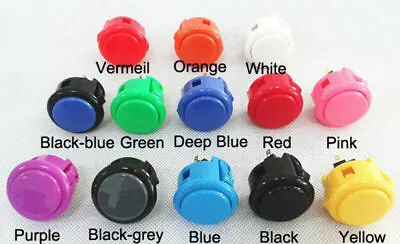 Original Sanwa OBSF-30 Button For PC PS4 Arcade Machine MAME Game DIY Parts • £6.48