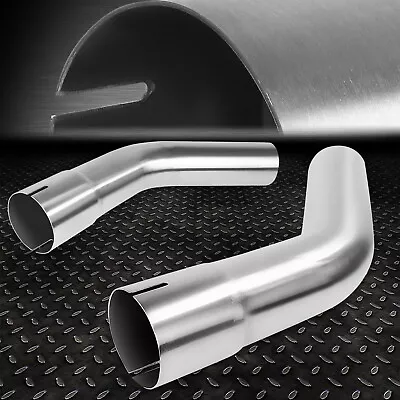 2Pcs 3 Inch OD Custom 45 Degree Stainless Steel Mandrel Bend Exhaust Pipe Tubing • $34.84