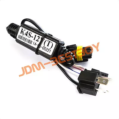 1pc Relay Wiring H4/9003 Bi-Xenon Hi/Lo Motorcycle HID Kit Harness Controller • $8.39