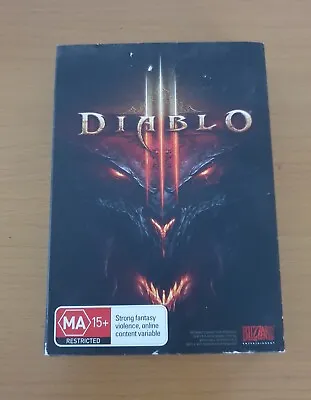 PC Game Diablo III 3 - Big Box Game + Manual Blizzard • $29.95