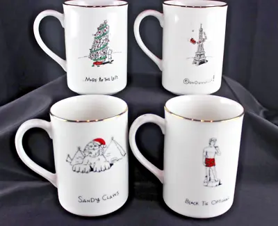 4 Merry Masterpieces 1st Edition Collection Christmas Coffee Mugs Dayton Hudson • $12